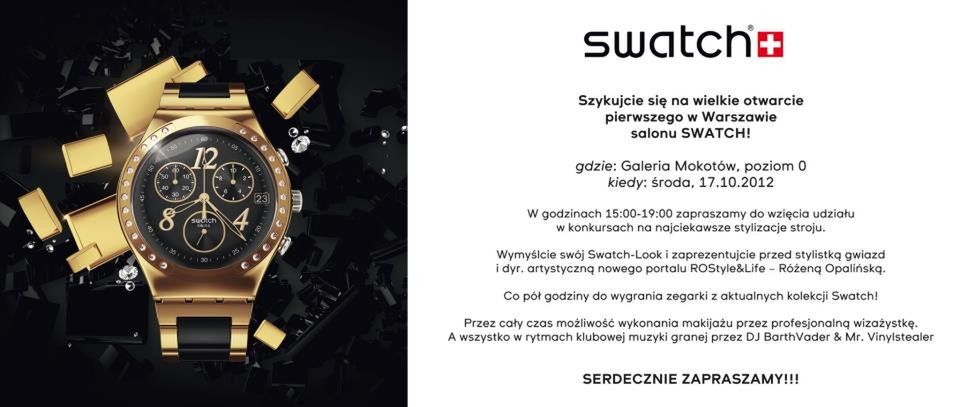 Pierwszy Swatch Store w Warszawie