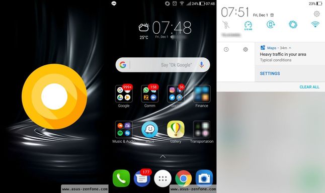 Nowe oprogramowanie dla ZenFone'a 3 na Androidzie 8.0 Oreo