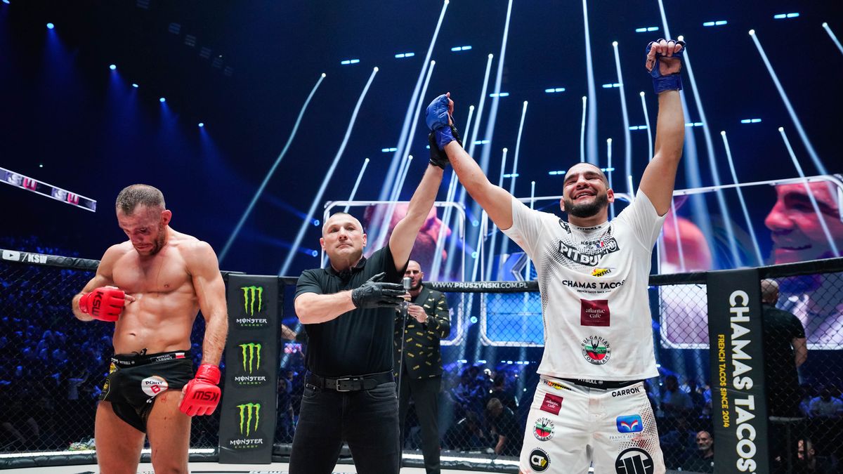 Materiały prasowe / kswmma.com / Amin Ayoub pokonał Mickaela Lebout