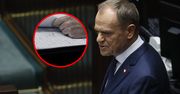 Zdjęcie notatek Tuska obiegło sieć. Oto powód