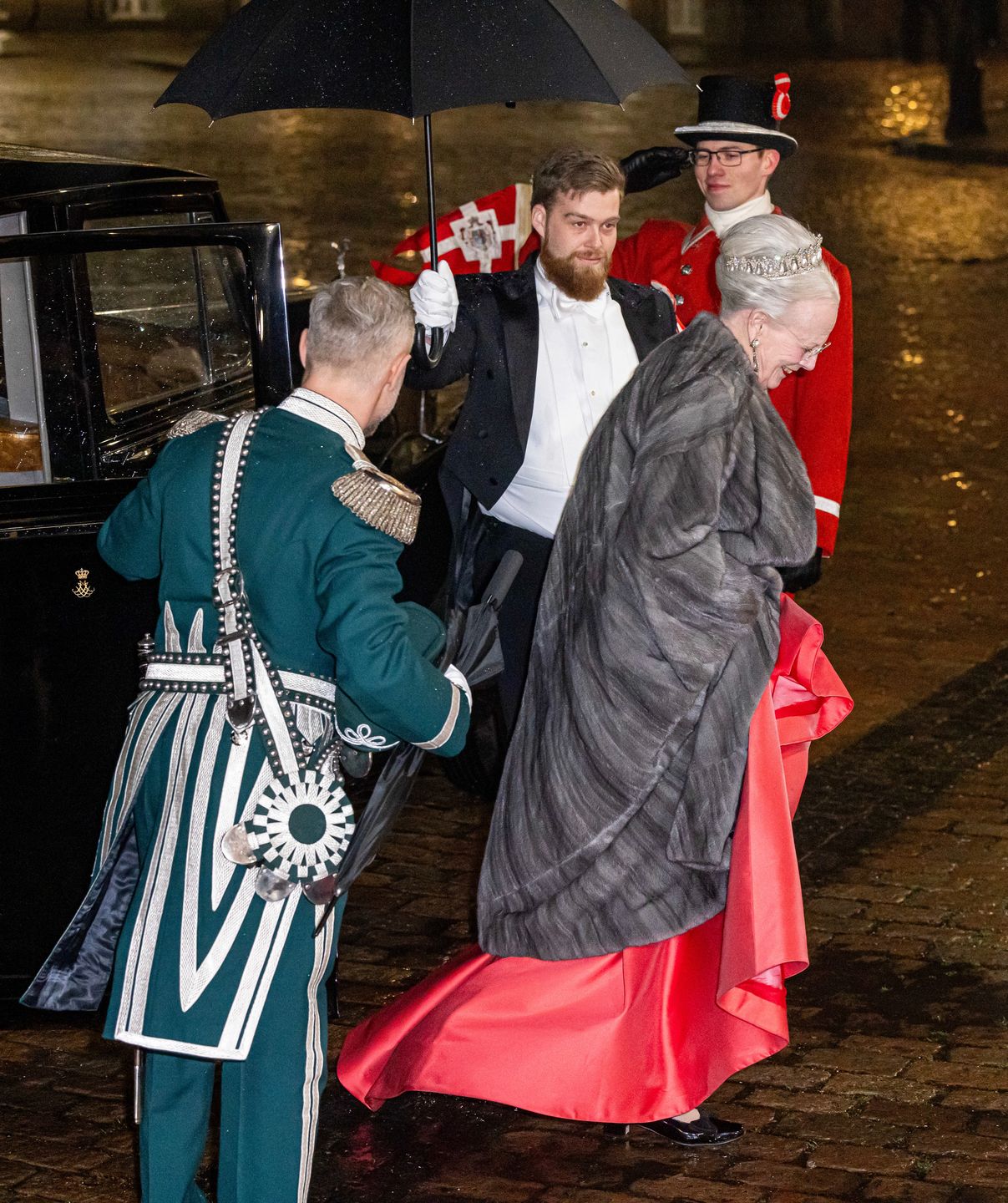 Przyjęcie noworoczne w Pałacu Amalienborg