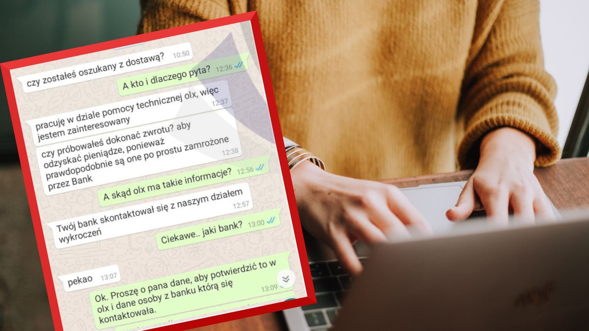 Oszuści ponownie oszukują raz już okradzione osoby na OXL.