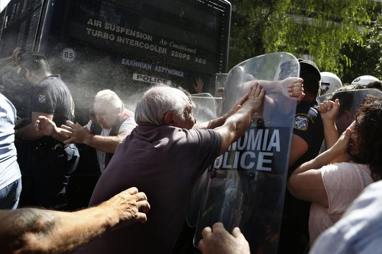 W Grecji policja użyła gazu przeciwko emerytom