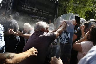 W Grecji policja użyła gazu przeciwko emerytom