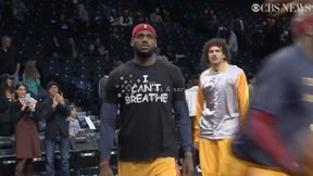 "I Can't Breathe" na koszulkach gwiazd NBA. James i Garnett solidaryzują się z protestującymi