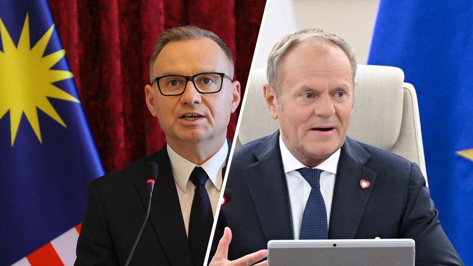 Andrzej Duda i Donald Tusk
