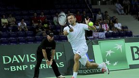 Puchar Davisa: Michał Przysiężny - Serhij Stachowski 3:0