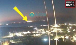 Ujęcia z Cypru. "Cztery oddzielne ataki". Kamera wszystko wychwyciła