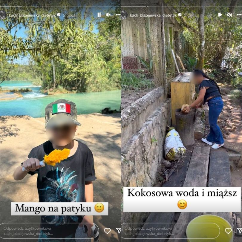 Katarzyna Błażejewska-Stuhr i Maciej Stuhr na wakacjach w Meksyku