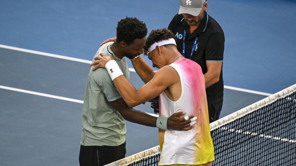 Getty Images / Mark Avellino/Anadolu / Na zdjęciu: Gael Monfils i Ben Shelton