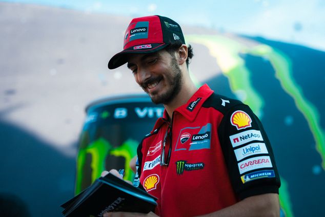 Francesco Bagnaia to dwukrotny mistrz świata MotoGP (fot. Monster Media / Vaclav Duska)