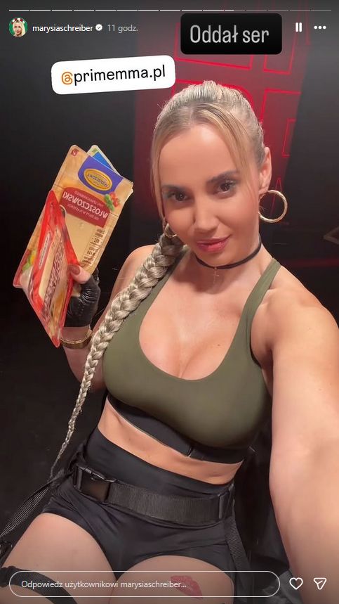 Piotr Korczarowski oddał Mariannie Schreiber sery