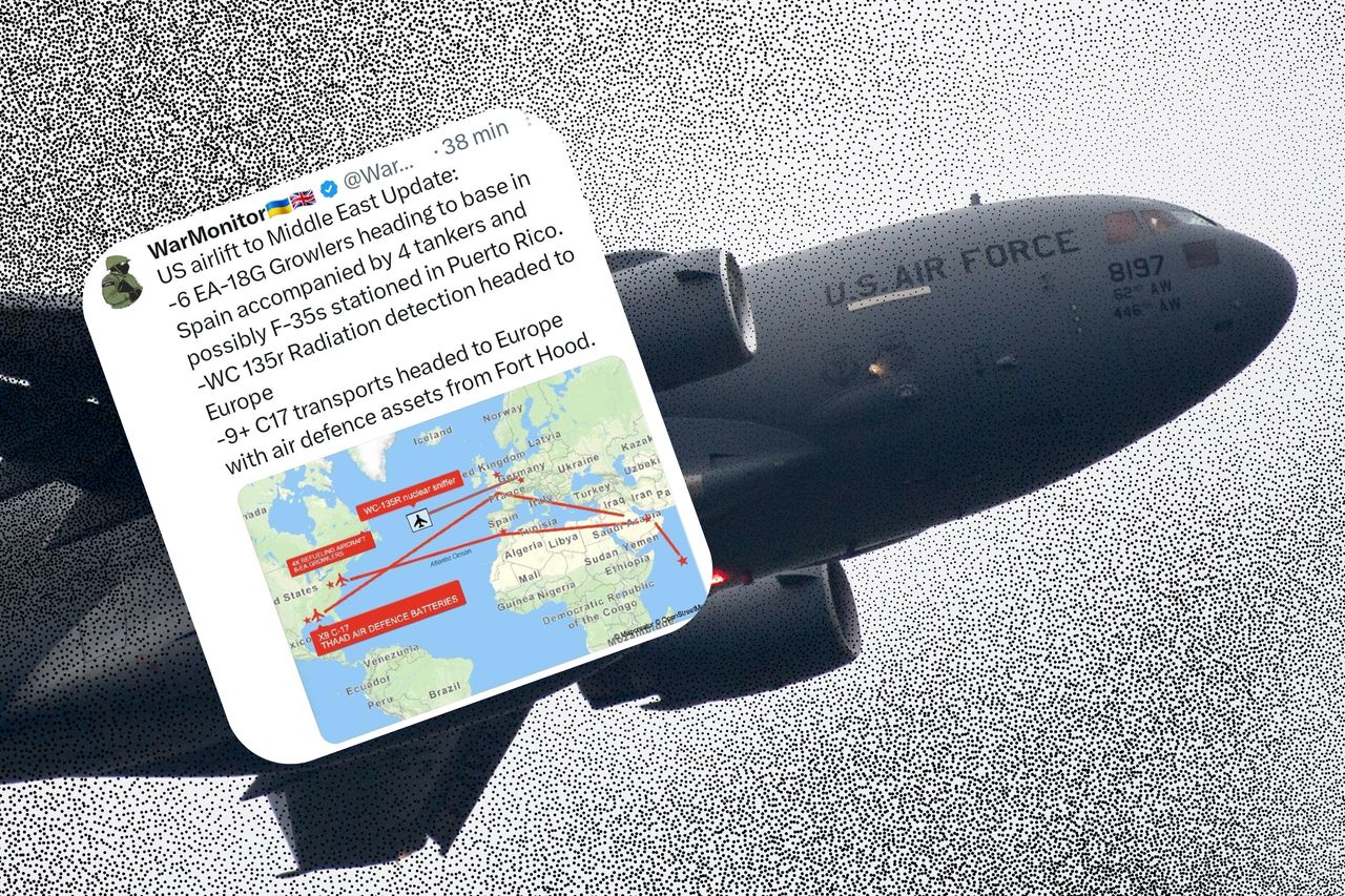 USA uderzą w Iran? Intensywny ruch lotnictwa