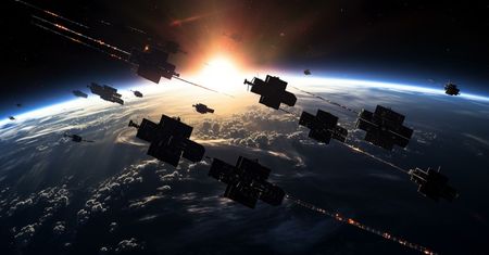 Problem z satelitami Starlink. SpaceX chce je zrzucić z orbity