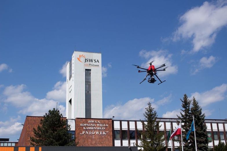 Drony w polskich kopalniach. Jastrzębska Spółka Węglowa testuje bezzałogowce