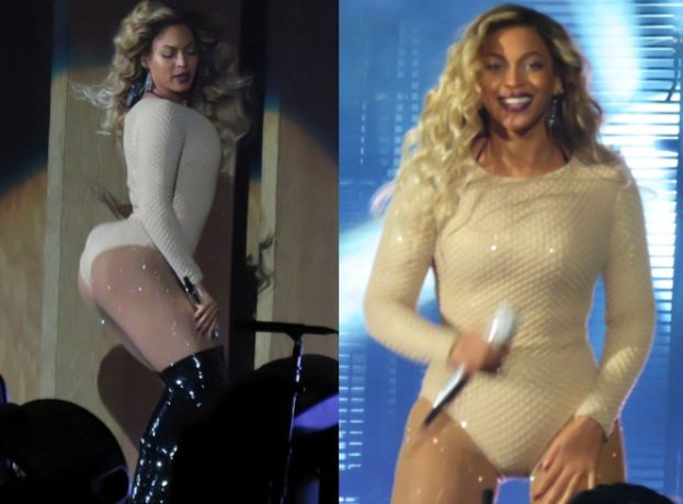 Pupa Beyonce w plastikowym kostiumie... (FOTO)