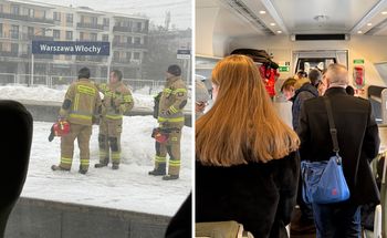 "Popsuł się pociąg". Utrudnienia na stacji Warszawa-Włochy
