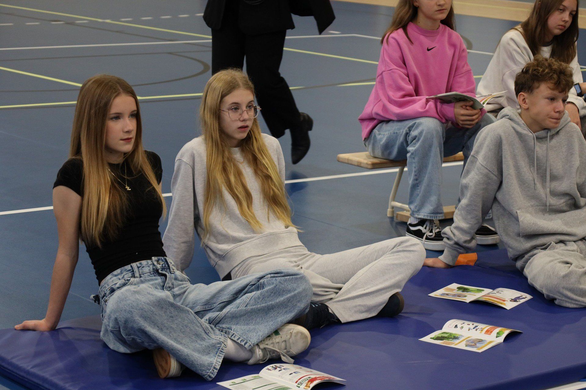 Ministrowie Nowacka i Kosiniak-Kamysz na lekcji w Kartuzach