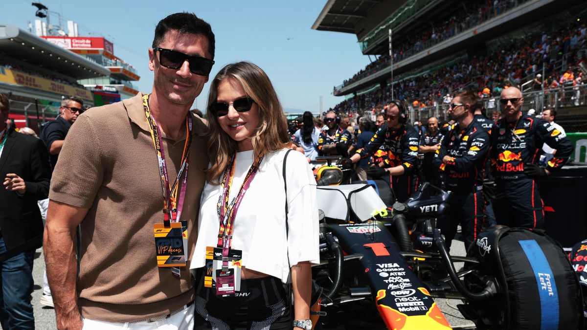 Getty Images / Mark Thompson / Na zdjęciu: Robert Lewandowski z żoną Anną