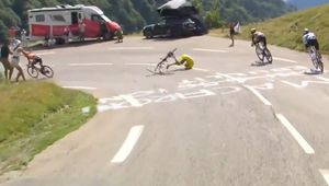 Fatalny upadek lidera Tour de France