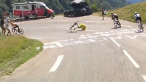 Fatalny upadek lidera Tour de France