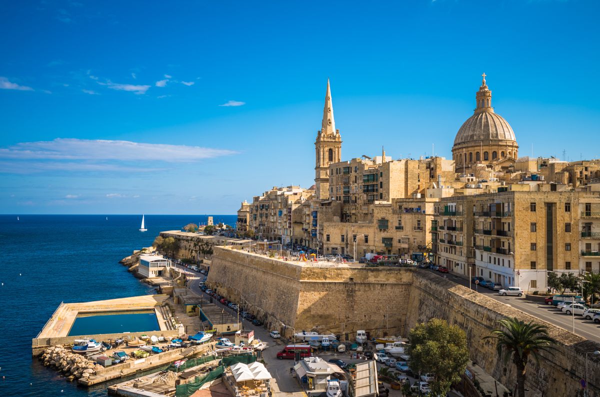  Widok na Vallettę, stolicę Malty