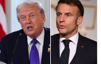 Trump kpi z Europejczyków. Macronowi zagroził cłami