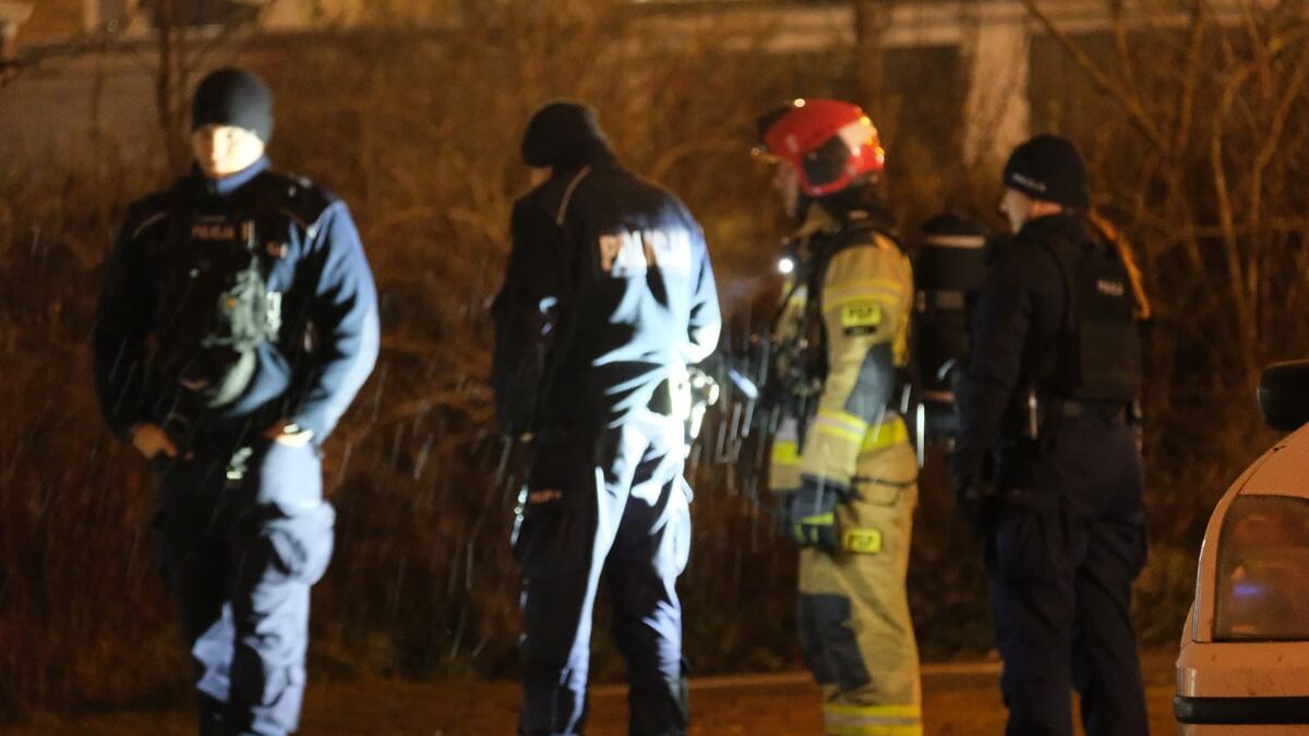 Policjanci i strażacy