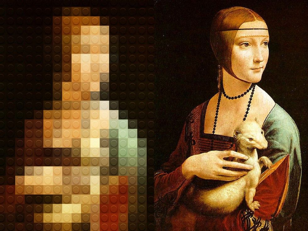 Kunszt godny Leonarda! Arcydzieła malarstwa odtworzone za pomocą klocków LEGO 7