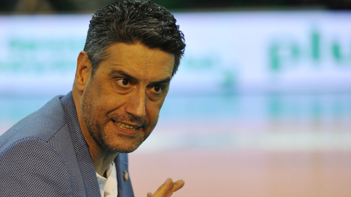 Materiały prasowe / Wojtek Borkowski, plusliga.pl / Marcelo Fronckowiak, trener Cuprum Lubin