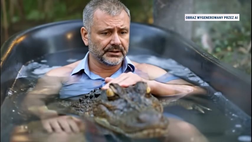 Fragment "nagrania" stworzonego za pomocą AI