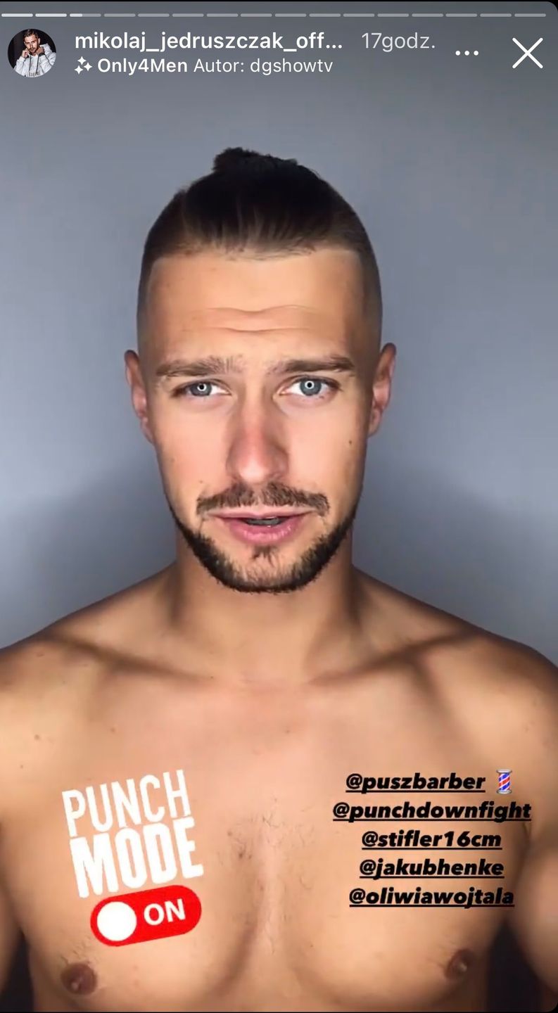 Mikołaj Jędruszczak w nowej fryzurze