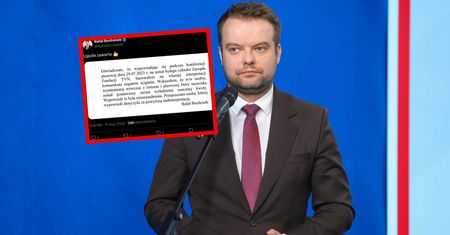 Bochenek opublikował przeprosiny. Dodał wymowny dopisek
