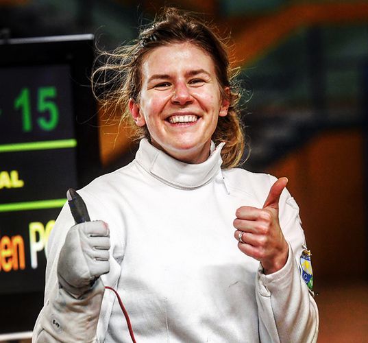 Ewa Trzebińska w finale Pucharu Polski; fot.PAP/Piotr Nowak