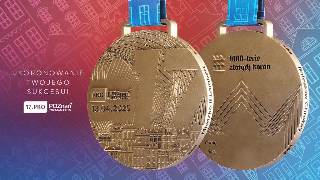 Jak będzie wyglądał medal 17. PKO Poznań Półmaratonu?