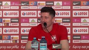 Robert Lewandowski zaskoczony pytaniem dziennikarza. "To nie jest temat na konferencję"