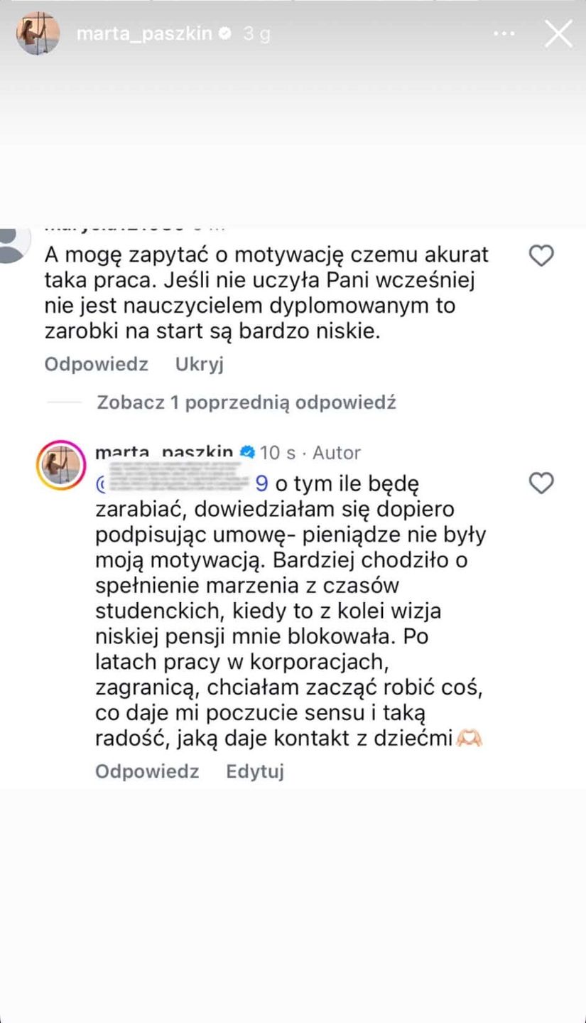 Marta Paszkin z "Rolnik szuka żony" została nauczycielką
