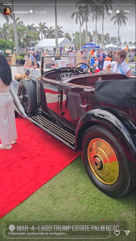 Aneta Glam chwali się wizytą w rezydencji Donalda Trumpa