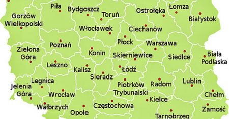 Województwa Polski za czasów PRL-u. Sprawdź czy je pamiętasz