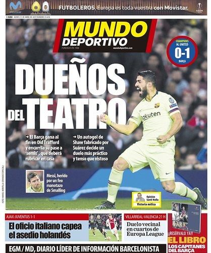 Okładka "Mundo Deportivo"