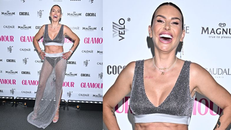 Monika Goździalska na 20. urodzinach "Glamour"