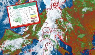 Pogoda. IMGW pokazał zdjęcie satelitarne frontu zbliżającego się do Polski