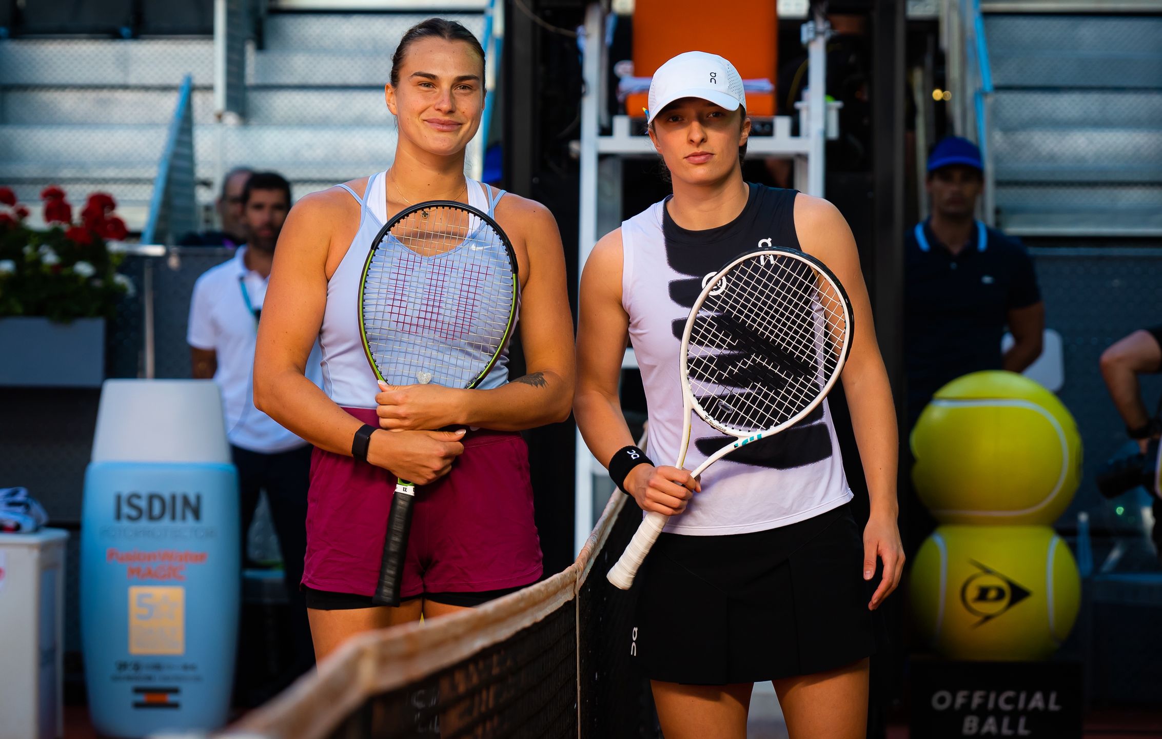 Iga Świątek i Aryna Sabalenka