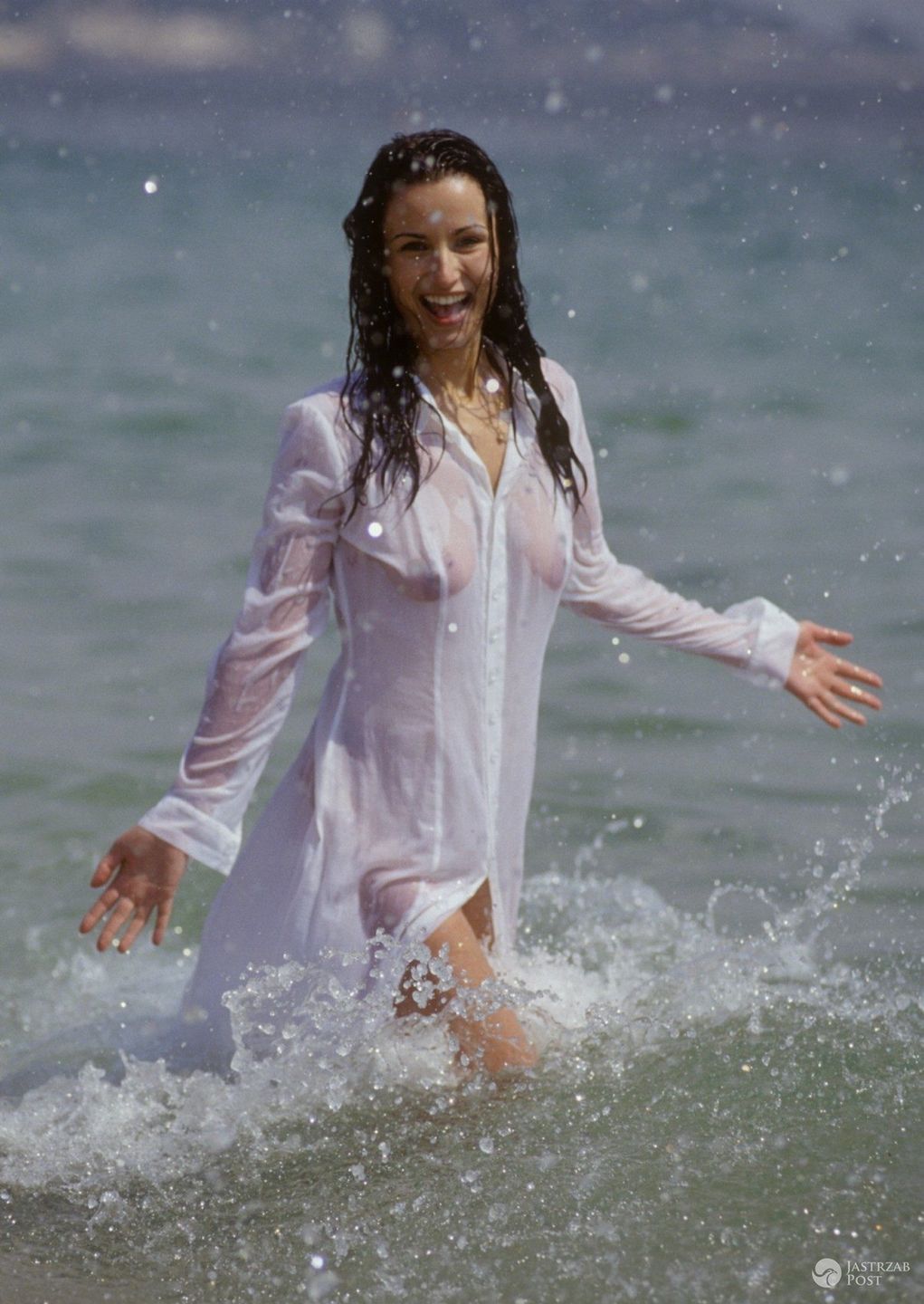 Joanna Brodzik, festiwal w Cannes 1998 (fot. East News)