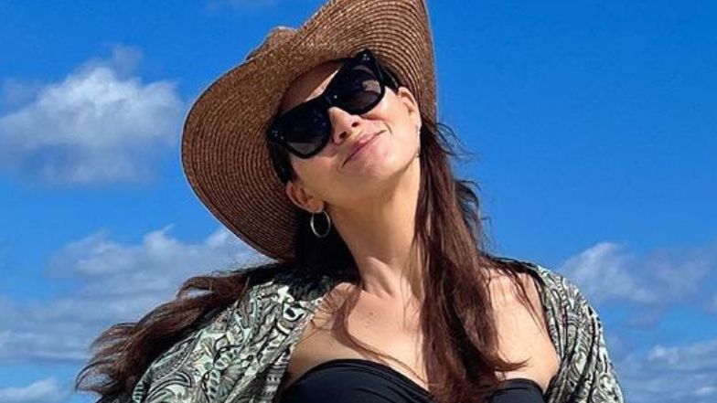 Kinga Rusin pozuje w bikini 