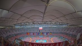 ME 2017 w siatkówce: "Mazurek Dąbrowskiego" przed meczem Polska - Serbia na PGE Narodowym zrobił wrażenie (wideo)