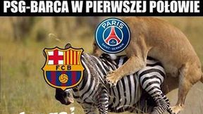 Barcelona na kolanach. Zobacz memy po koncertowej grze PSG w LM