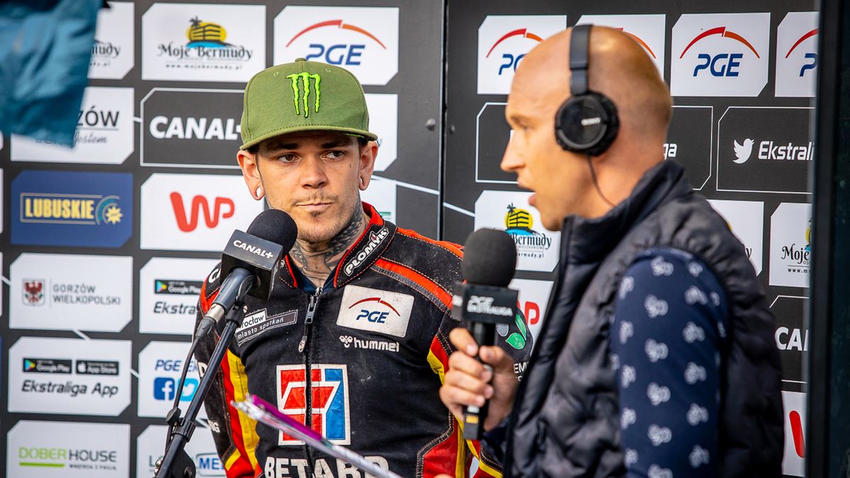 WP SportoweFakty / Tomasz Jocz / Na zdjęciu: Tai Woffinden w rozmowie z Łukaszem Benzem