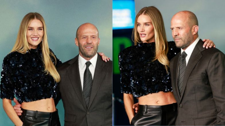 Zjawiskowa Rosie Huntington-Whiteley pręży się na ściance z Jaso