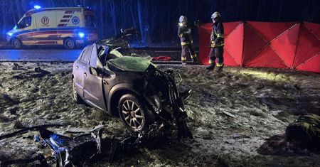 Śmiertelny wypadek na DK 10
